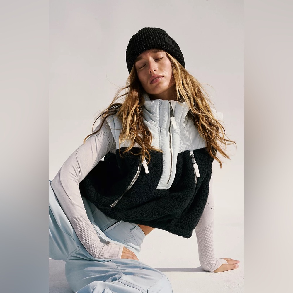 FP Movement by Free People Black and White Vest